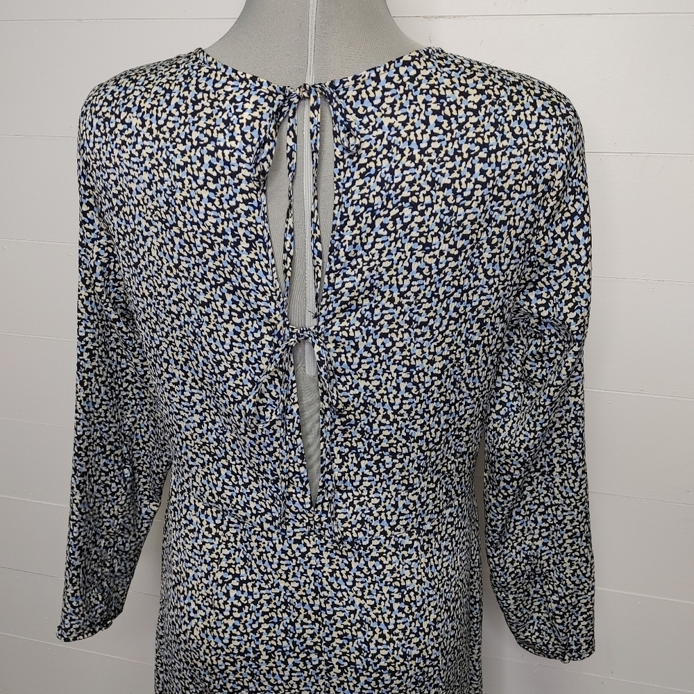 H&M patterned tie back midi dress S - Picture 6 of 13